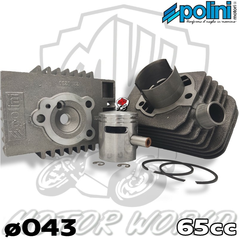 KIT CILINDRO TESTA RACING 140.0133/10R GRUPPO POLINI D.43 SP 10 Piaggio BRAVO R2
