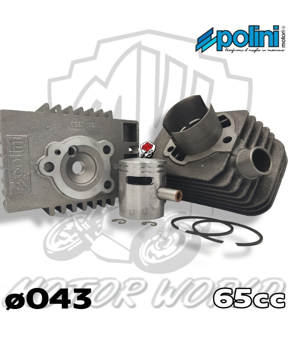 KIT CILINDRO TESTA RACING 140.0133/10R GRUPPO POLINI D.43 SP 10 Piaggio BRAVO R2