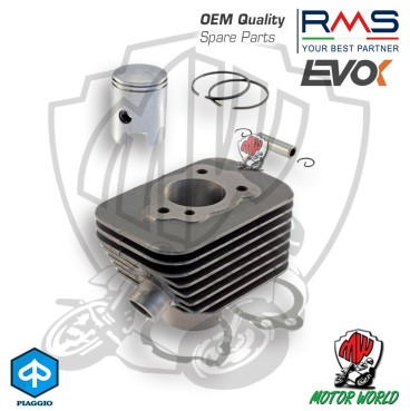 GRUPPO TERMICO CILINDRO EVOK 62 cc D.43 mm PIAGGIO CIAO SI BRAVO BOXER GRILLO 50