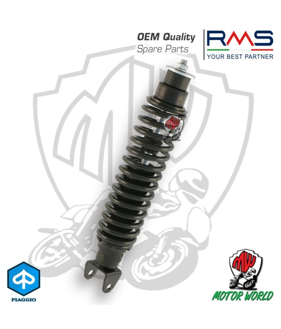 AMMORTIZZATORE POSTERIORE REGOLABILE PER PIAGGIO VESPA ET2 ET4 LX LXV 50 NRG RST