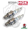 KIT 2 CANDELA SPARK PLUG NGK BR6HS PIAGGIO BRAVO 50 1986