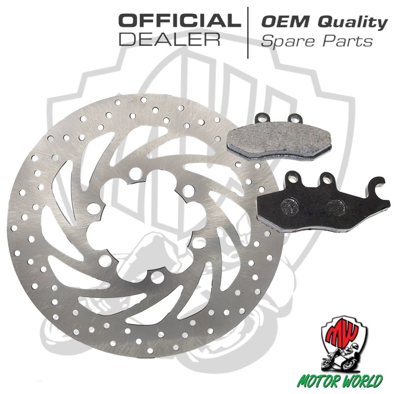 KIT DISCO FRENO ANTERIORE + PASTIGLIE PIAGGIO BEVERLY 350 ST IE 2019 2020