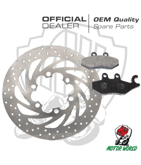 KIT DISCO FRENO ANTERIORE + PASTIGLIE PIAGGIO BEVERLY 350 ST IE 2019 2020