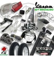 KIT RICAMBI RESTAURO VESPA 50 SPECIAL COMPLETO IMPIANTO ELETTRICO TARGHETTE