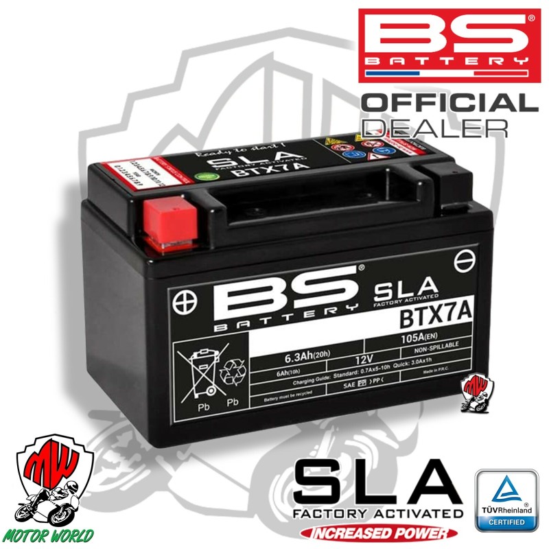BATTERIA BS BATTERY SLA BTX7A SUZUKI AN 150 1996 1997 1998 1999 2000