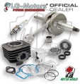 KIT POTENZIAMENTO CILINDRO ALBERO CANDELA PIAGGIO 70cc ø47 2T ARIA