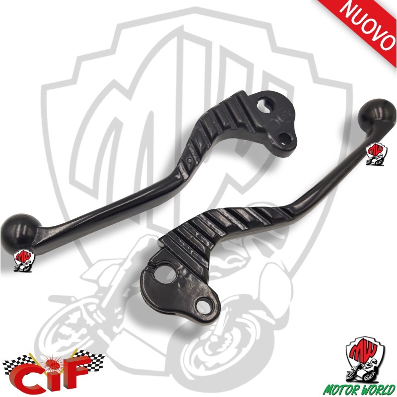 LEVE IN ALLUMINIO VERNICIATE NERE PER VESPA 125 ET3