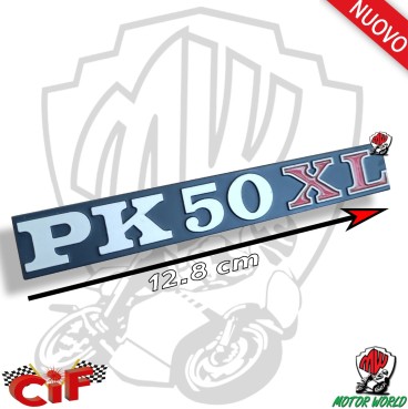 TARGHETTA COFANO LATERALE PIAGGIO VESPA PK 50 XL (FREGIO SCOCCA)
