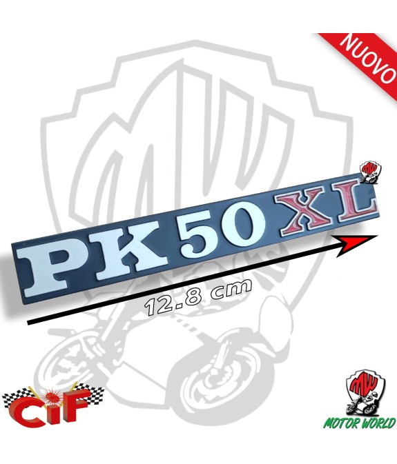 TARGHETTA COFANO LATERALE PIAGGIO VESPA PK 50 XL (FREGIO SCOCCA)