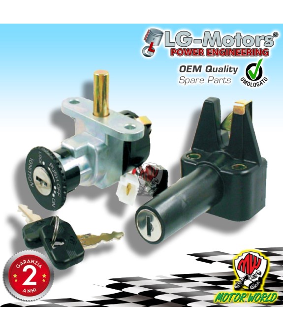 KIT SERRATURA  CHIAVI AVVIAMENTO SELLA YAMAHA EW SLIDER 50 2000 2001 2002 