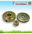 KIT COPPIA SPESSORE RONDELLA + DADO AUTOBLOCCANTE COPPIA CONICA DECESPUGLIATORE