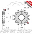 2054 PIGNONE IN ACCIAIO SILENT OGNIBENE 14 DENTI HONDA VT 250 F 1988 1989 1990