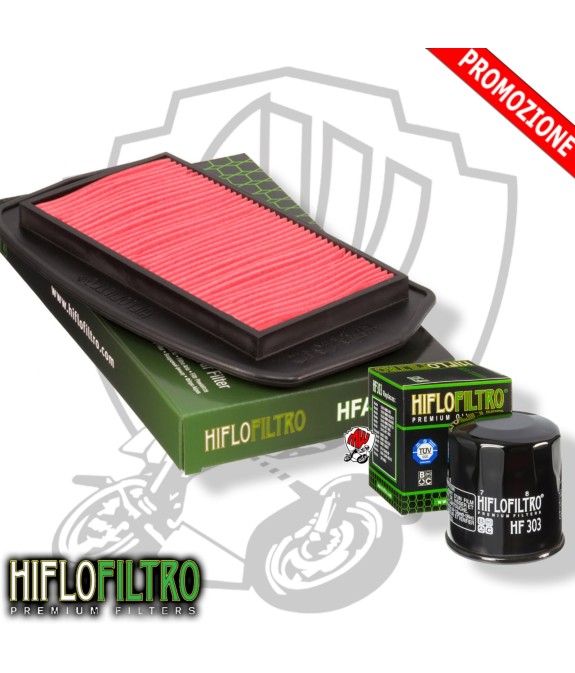 OFFERTA KIT FILTRO ARIA + FILTRO OLIO HIFLO Yamaha FZ6 2004 2005 2006