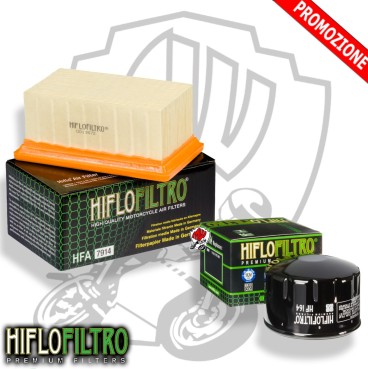 OFFERTA HIFLO KIT FILTRO ARIA + FILTRO OLIO BMW R 1200 GS Adventure 2012 2013