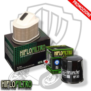 OFFERTA KIT FILTRO ARIA + FILTRO OLIO HIFLO Kawasaki Z 750 (ZR750) 2011 2012
