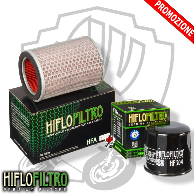 OFFERTA KIT FILTRO ARIA + FILTRO OLIO HIFLO HONDA CB 900 F HORNET 2005 2006 2007