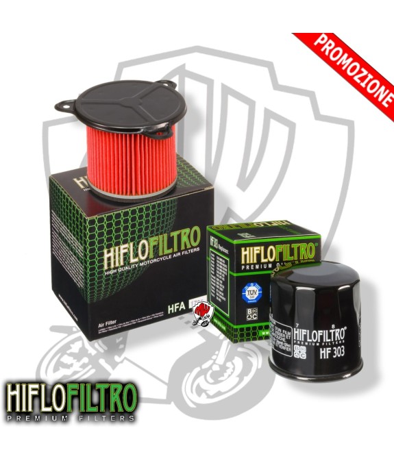 OFFERTA KIT FILTRO ARIA + FILTRO OLIO HIFLO HONDA XL 600 V TRANSALP 1999 2000
