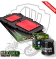 OFFERTA KIT FILTRO ARIA + FILTRO OLIO HIFLO HONDA XL 650 V TRANSALP 2007