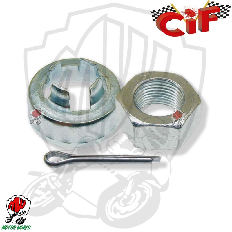 6622-KT Kit scodellino dado e coppiglia per asse ruota posteriore PK-PK XL-PX
