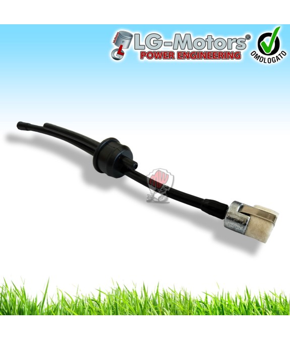 TUBO BENZINA MISCELA + FILTRO SERBATOIO PER MOTOSEGA DA 38 3800 CC