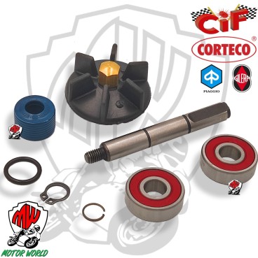 KIT REVISIONE POMPA ACQUA SCOOTER MOTORE PIAGGIO APRILIA GILERA 50 2T H2O