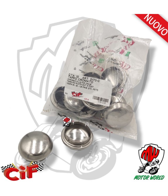 Tappo mozzo tamburo anteriore posteriore Vespa 50 special 125 primavera et3 PX