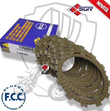 KIT DISCHI FRIZIONE IN SUGHERO FCC KAWASAKI KLZ Versys SE 1000 2018 2019 2020 