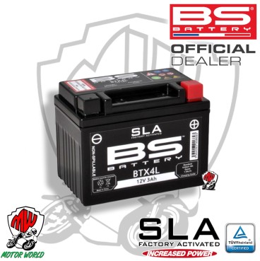 BATTERIA BS BATTERY SLA BTX4L+ YAMAHA TT-R 125 2009 2010 