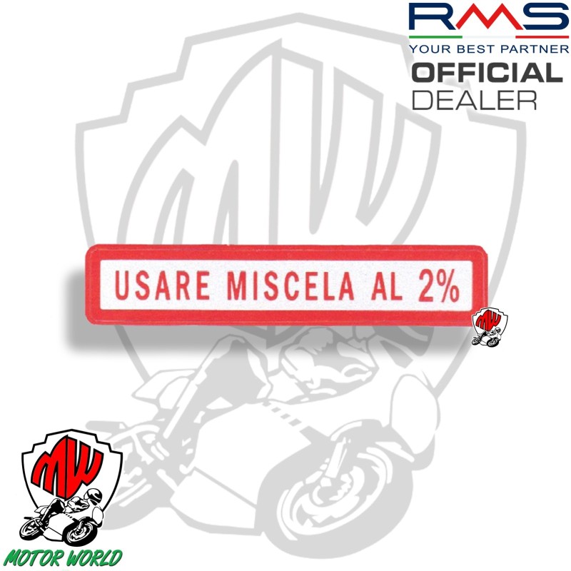 142720470 RMS targhette piccole "miscela 2%" 610054M003