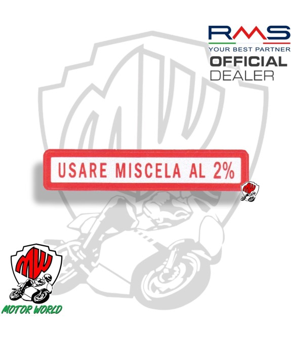 142720470 RMS targhette piccole "miscela 2%" 610054M003