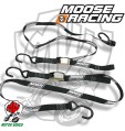CINGHIA A CRICCHETTO MOOSE CINGHIE DI ANCORAGGIO CON TENDITORE MORSETTO NERE