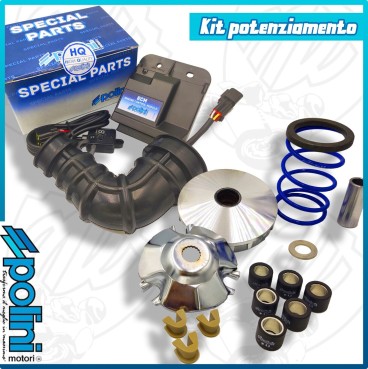 KIT VARIATORE HI-SPEED POLINI + CENTRALINA ECM VESPA SPRINT 50 4T iGET EURO4