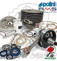 KIT MODIFICA MOTORE COMPLETA 130 ALBERO CONO 20 PIAGGIO VESPA APE 50 125