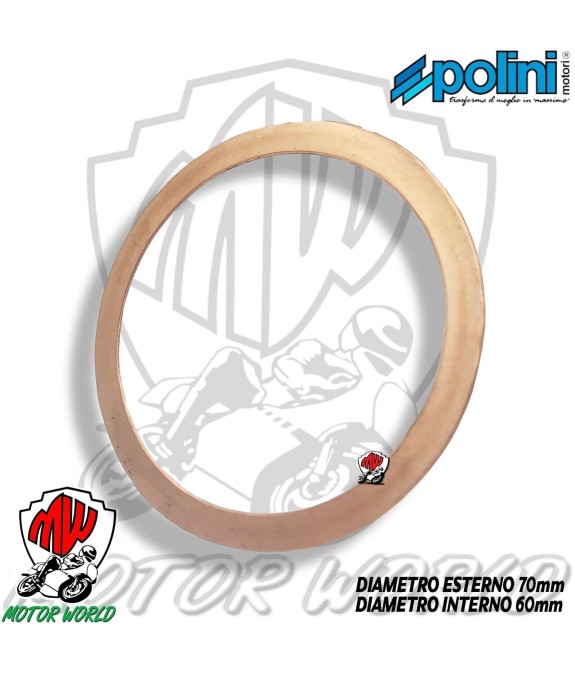 Guarnizione testa POLINI per Vespa 125 ET3 Primavera, in rame