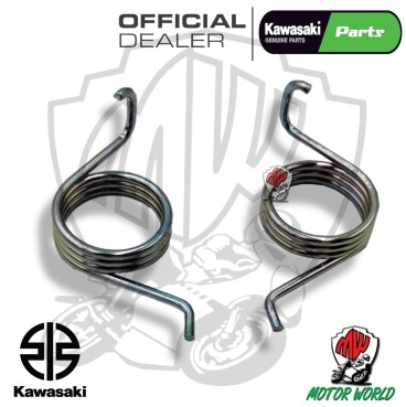 KIT COPPIA MOLLE PEDALINI POGGIAPIEDI ORIGINALE OEM KAWASAKI ZZR 250 1996 1998