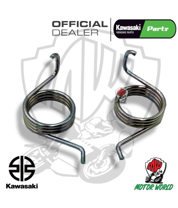 KIT COPPIA MOLLE PEDALINI POGGIAPIEDI ORIGINALE OEM KAWASAKI ZR-7S 750 2003