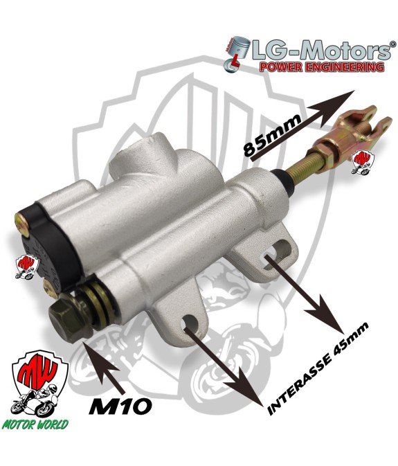 POMPA FRENO POSTERIORE MINICROSS REPLICA KTM LEM MORINI ATV QUAD PIT BIKE LUNGA