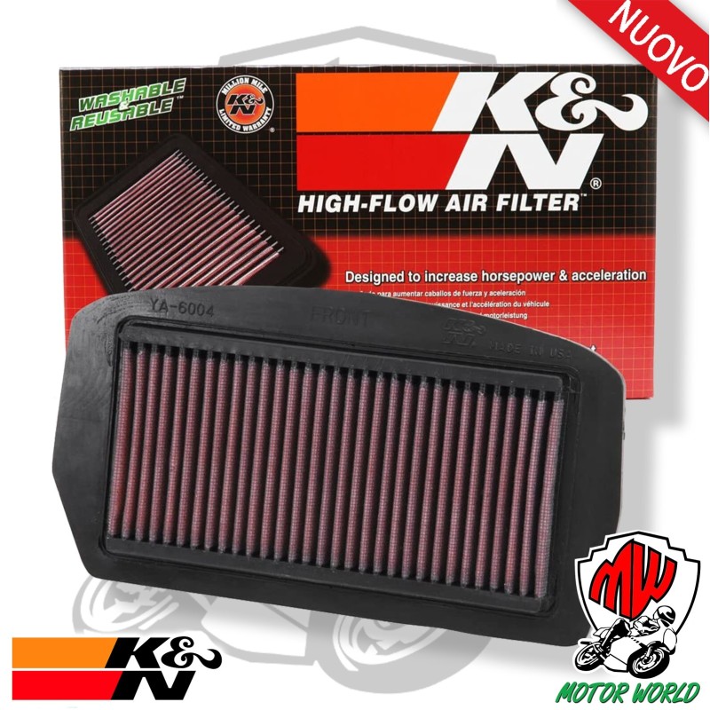 YA-6004 FILTRO ARIA RACING SPORTIVO LAVABILE K&N 