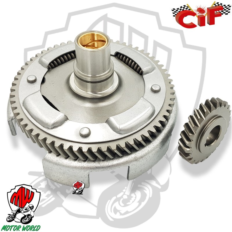 RAPPORTI CAMPANA FRIZIONE 22-63 DENTI ELICOIDALI PER VESPA PK 50 S XL HP RUSH N
