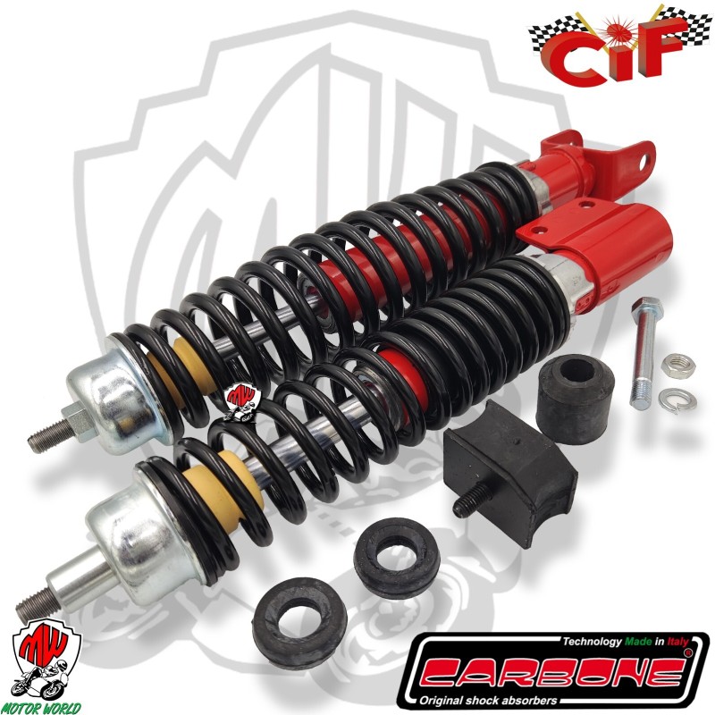 KIT AMMORTIZZATORE ANT. E POST. PIAGGIO VESPA 125 PX T5 1990 SPORT TUNING