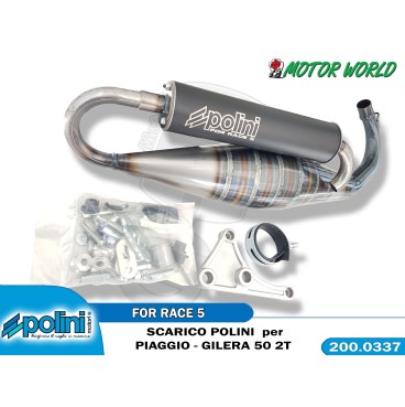MARMITTA POLINI FOR RACE 4 200.0296 QUARTZ TYPHOON 50 2010