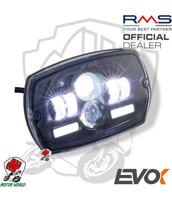 FARO FANALE ANTERIORE A LED PER IMPIANTO 12 VOLT VESPA 50 SPECIAL