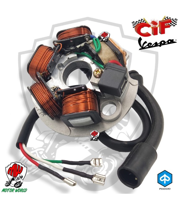 STATORE SOPPORTO SPINOTTO 3 FILI 3 PIN PER PIAGGIO VESPA PK 50 XL FL RUSH / 125