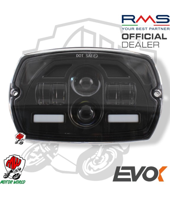 FARO FANALE ANTERIORE A LED PER IMPIANTO 12 VOLT VESPA 50 SPECIAL