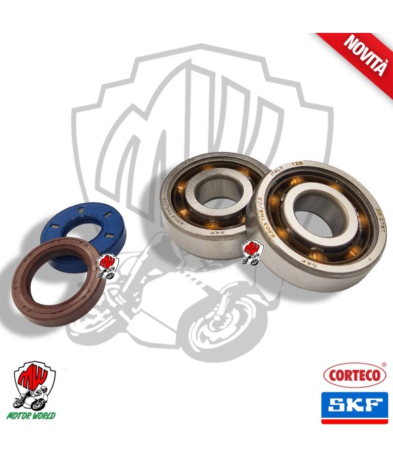 KIT Cuscinetti Di Banco SKF + Paraoli CORTECO VENT DERAPAGE RR 50 2T LC