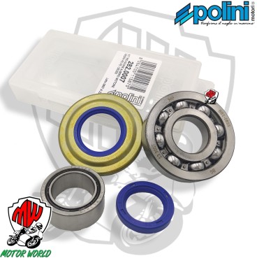 KIT CUSCINETTI PARAOLI POLINI ALBERO MOTORE LML STAR DELUXE 150 2T