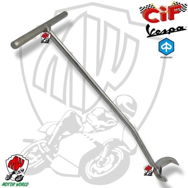 CHIAVE ATTREZZO SMONTAGGIO RUBINETTO SERBATOIO BENZINA VESPA 50 90 125 150 180