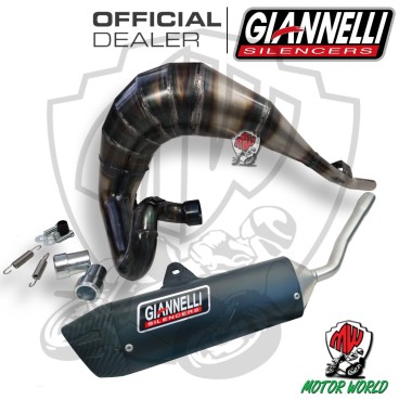 Scarico Completo Giannelli Sonic Black Alluminio BETA RR 50 MOTARD TRA 2021 2022