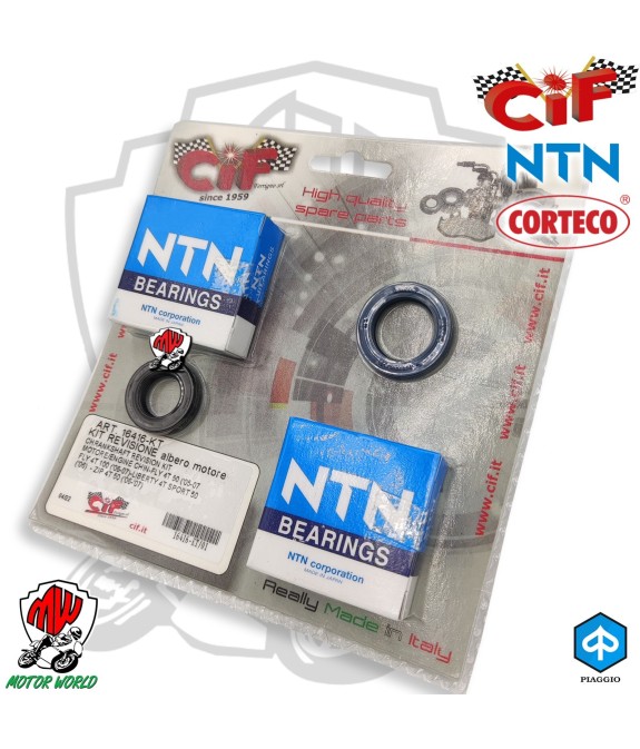 CUSCINETTI DI BANCO PER PIAGGIO FLY 50 4T MOTORE CHINA 2006-2007