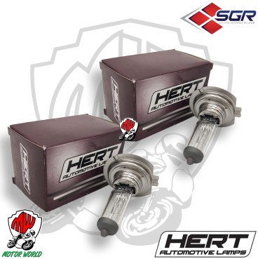 COPPIA LAMAPDE H7 12V 55W RICAMBIO PER LE ORIGINALI LUCE STANDARD HERT